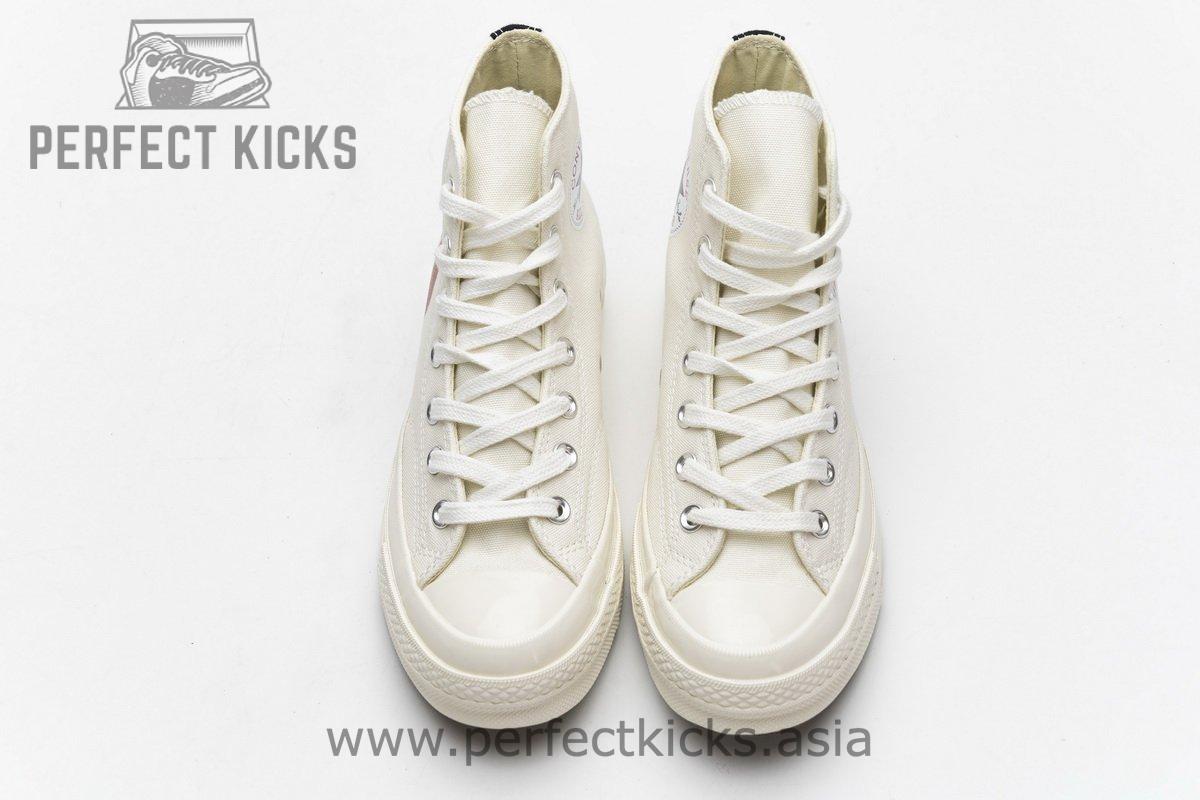 150205C CDG Play x Converse Chuck Taylor All Star 70 High Top - Image 5
