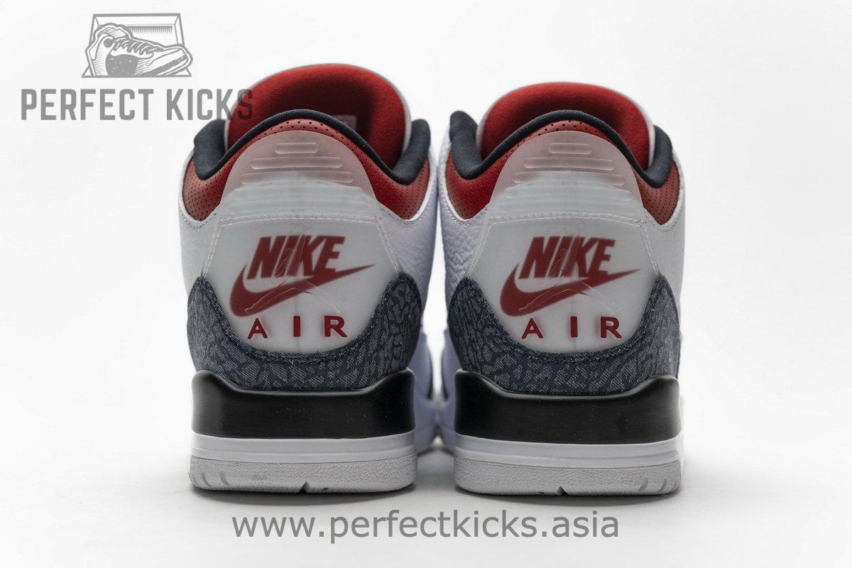 CZ6431-100 Air Jordan 3 Retro Fire Red Denim - Image 7