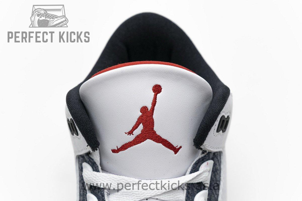 CZ6431-100 Air Jordan 3 Retro Fire Red Denim - Image 8