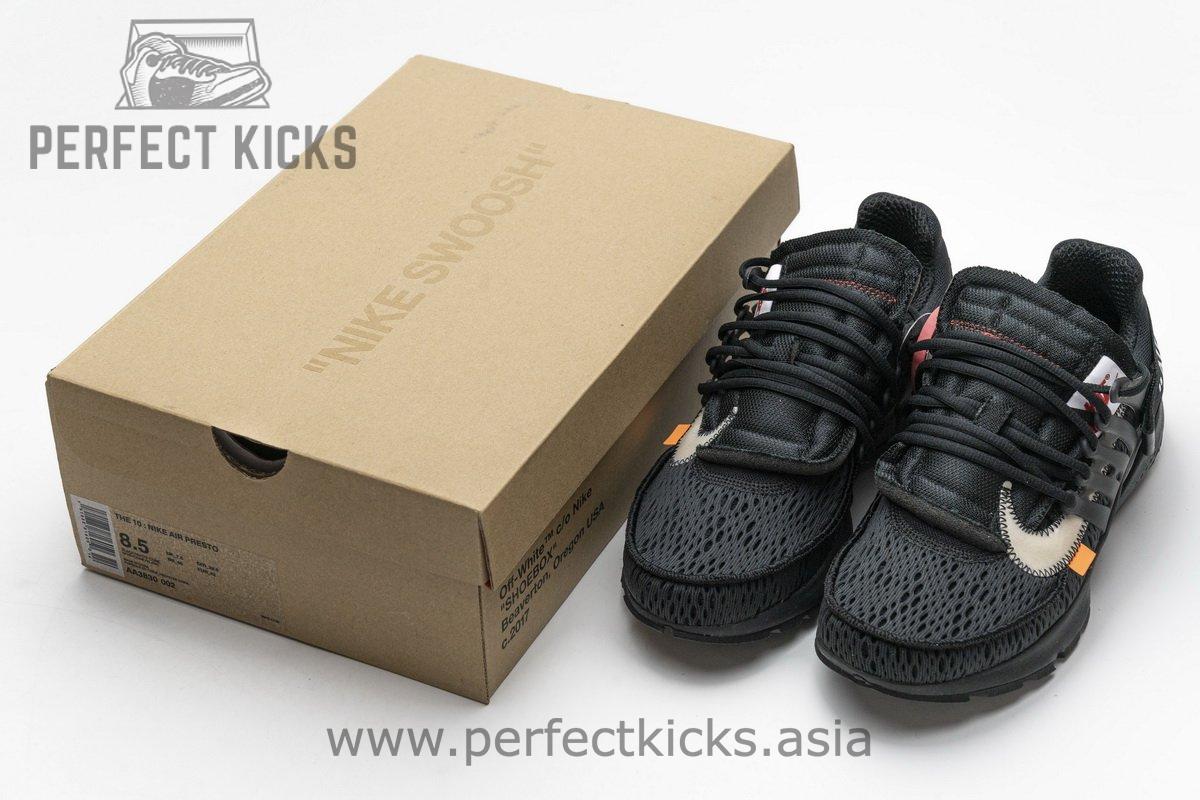 AA3830-002 OFF-WHITE x Nike Air Presto Black - Image 3