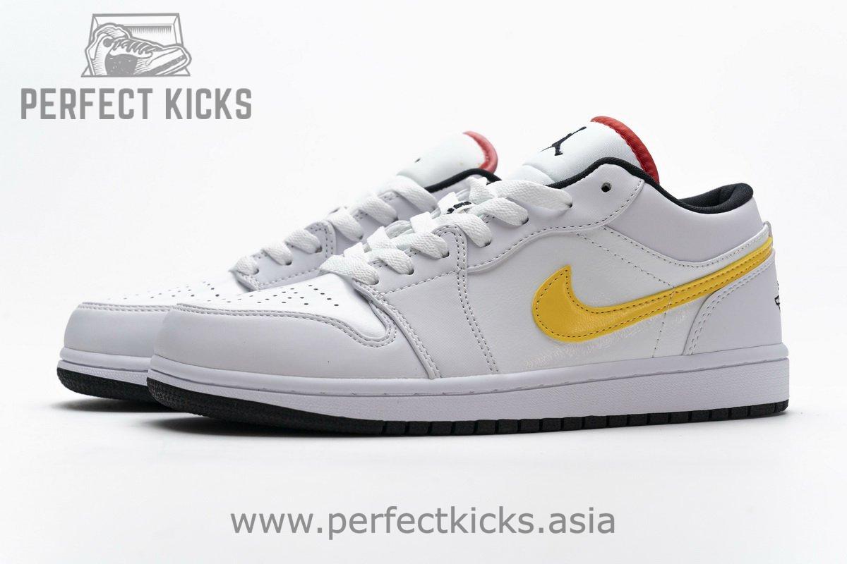 CW7009-100 Air Jordan 1 Low White Multi-Color - Image 6