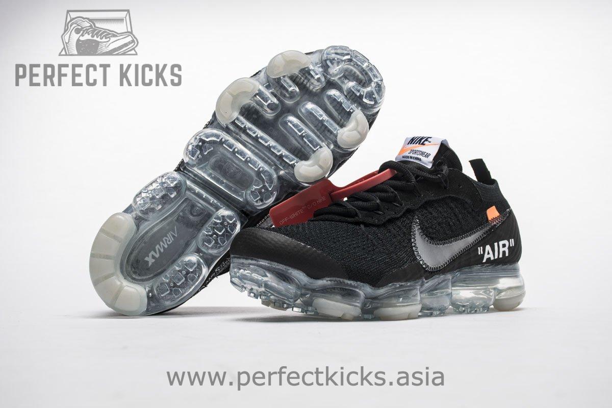 2018 1.0 AA3831-002 Off White x Nike Air VaporMax 2018 'Black White' - Image 6