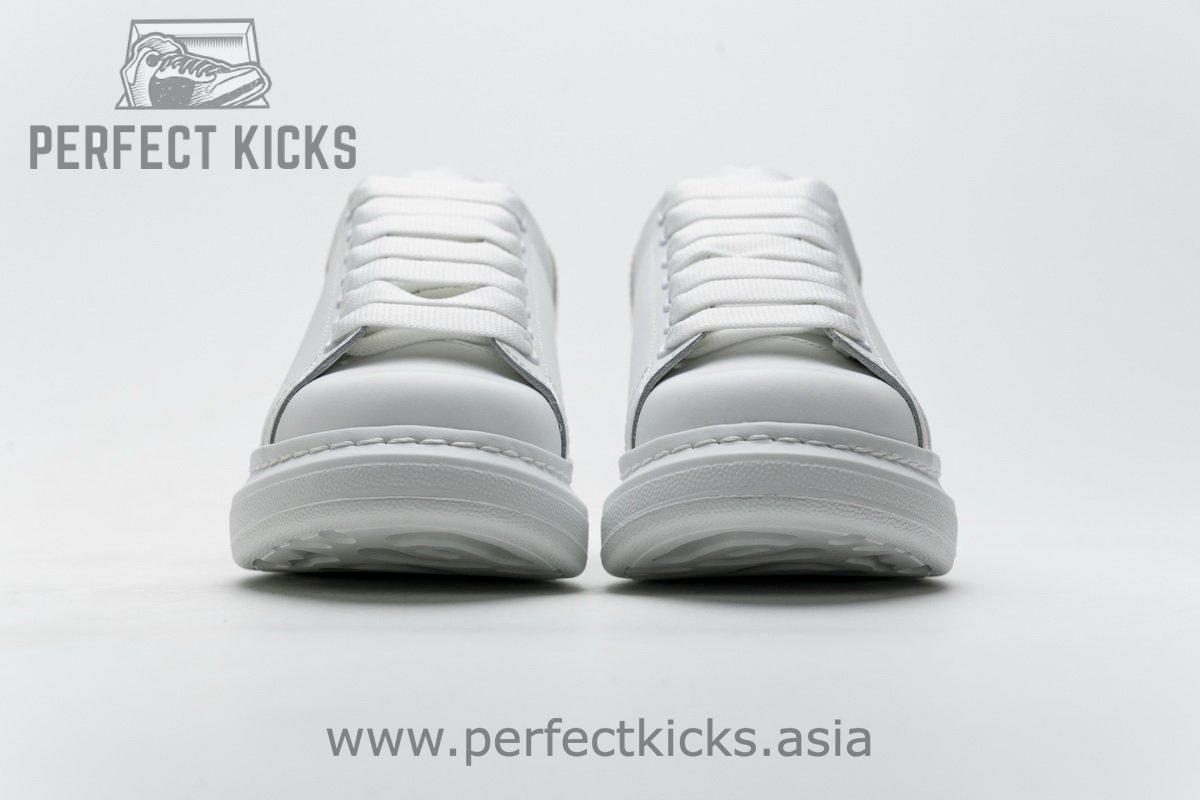 462214 WHGP7 9001 Alexander McQueen Sneaker White Orange Laser - Image 5