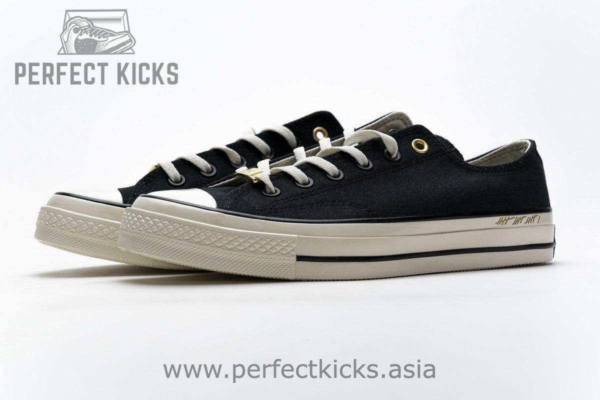 161408C Converse Chuck Taylor All-Star Ox Think 16 Black White - Image 13