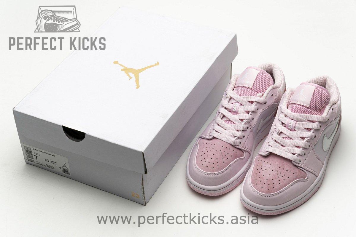 CW5379-600 Air Jordan 1 Low Digital Pink - Image 3