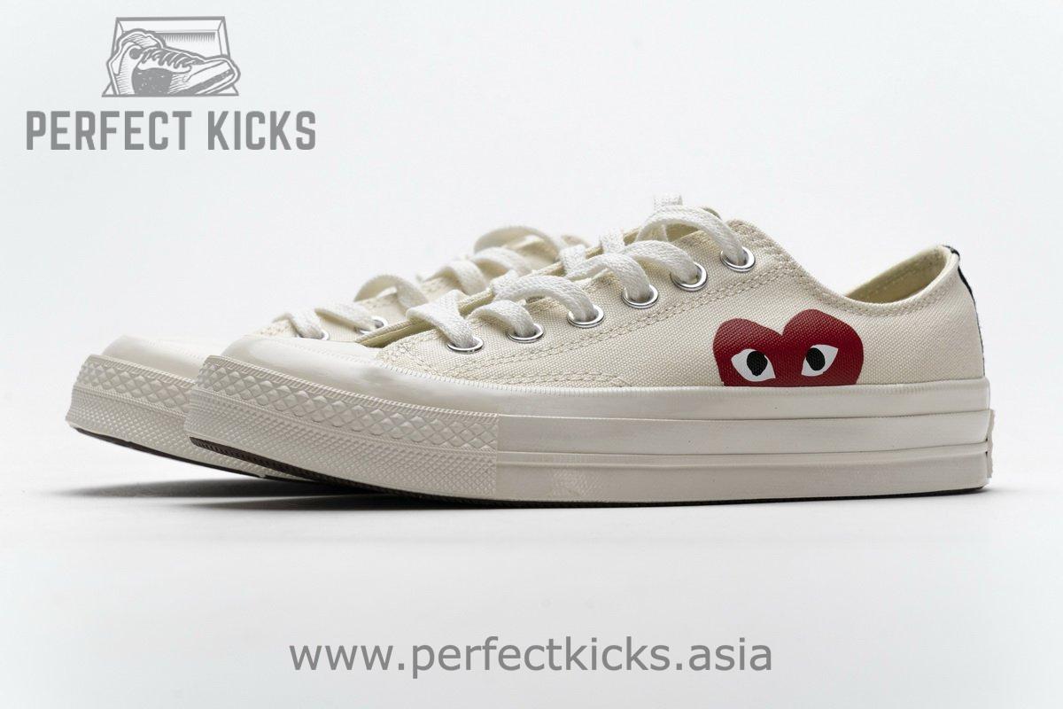 150207C CDG Play x Converse Chuck Taylor All Star 70 OX - Image 6