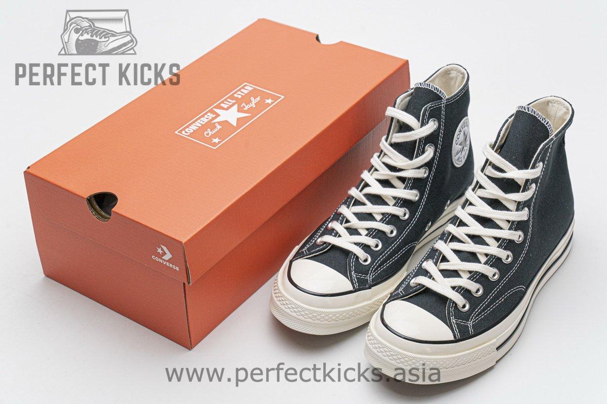 162050C Converse Chuck 70 HI Black Egret - Image 3