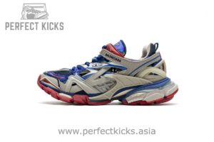 570391 W2GN2 8570 Blenciaga Track 2 Sneaker Beige Blue