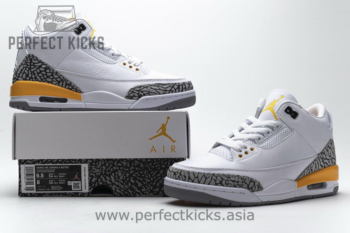 CK9246-108 WMNS Air Jordan 3 Retro Laser Orange - Image 2