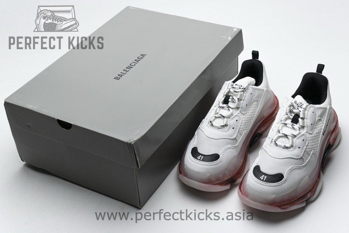 0625 W09O1 Balenciaga Triple S Milk White Black - Image 4