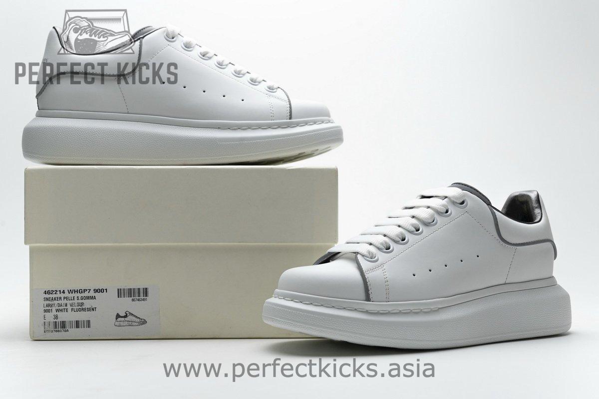 462214 WHGP7 9001 Alexander McQueen Sneaker All White - Image 2