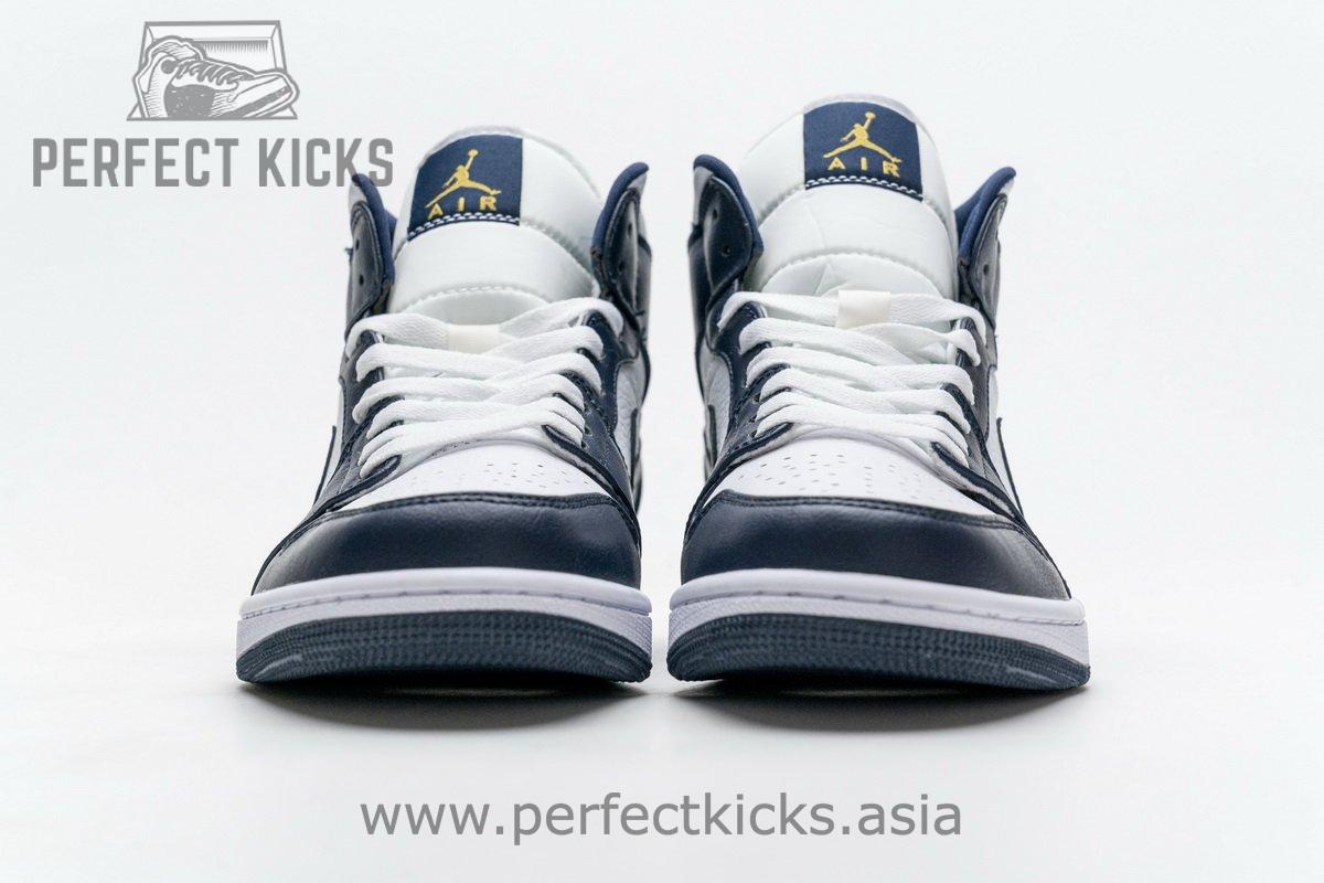 554724-174 Air Jordan 1 Mid Obsidian - Image 6