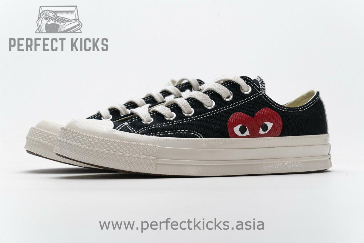 150206C CDG Play x Converse Chuck Taylor All Star 70 OX - Image 6