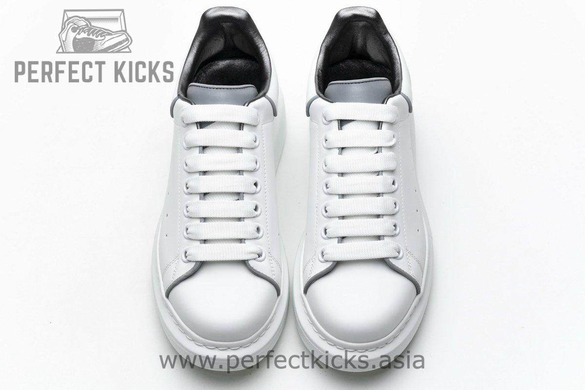 462214 WHGP7 9001 Alexander McQueen Sneaker All White - Image 4