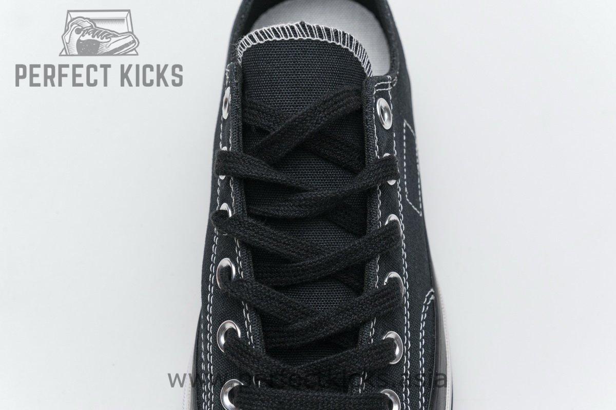 161209C Fragment x Moncler Converse CTAS LIFT OX Black White - Image 10