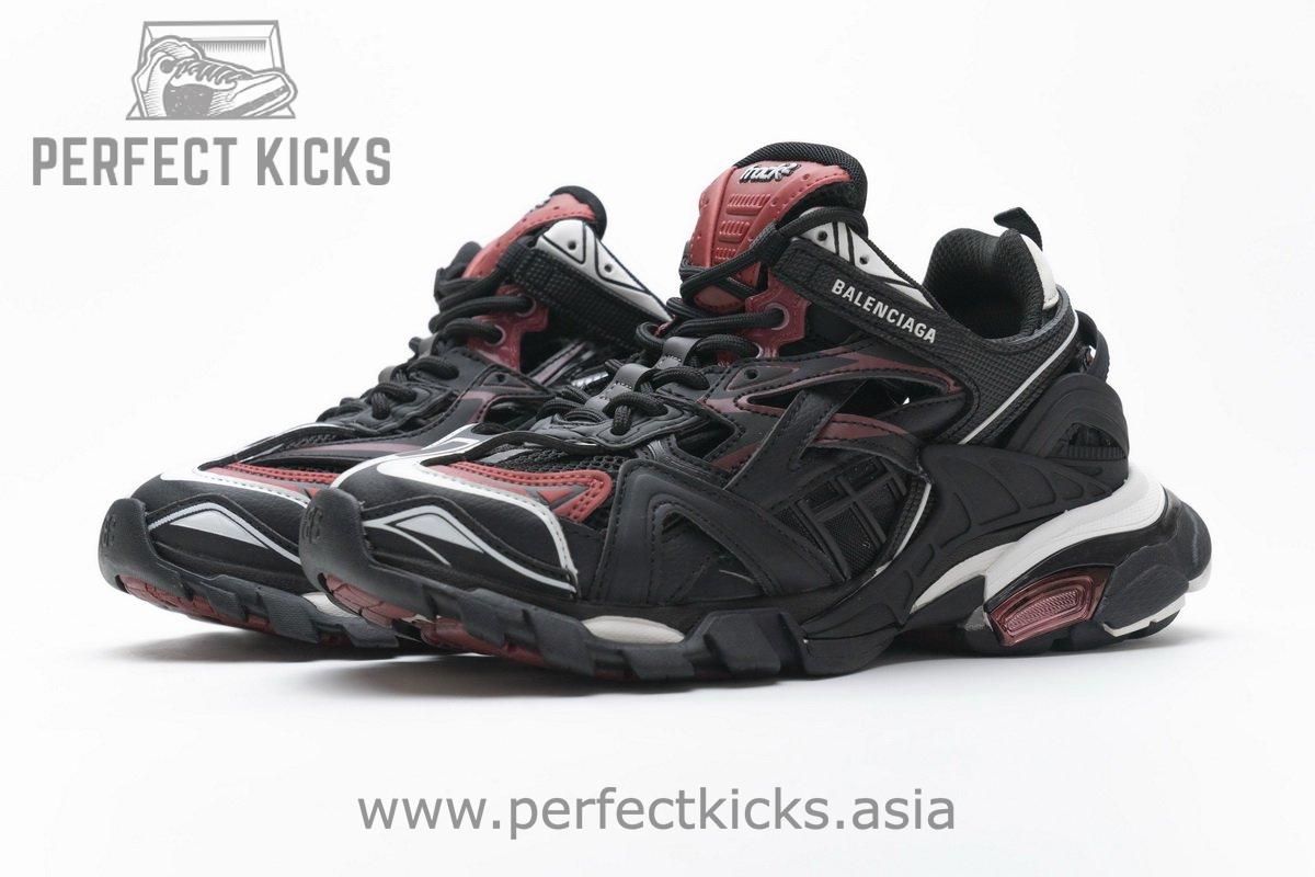 568615 W2GN3 6000 Blenciaga Track 2 Sneaker Burgundy - Image 6