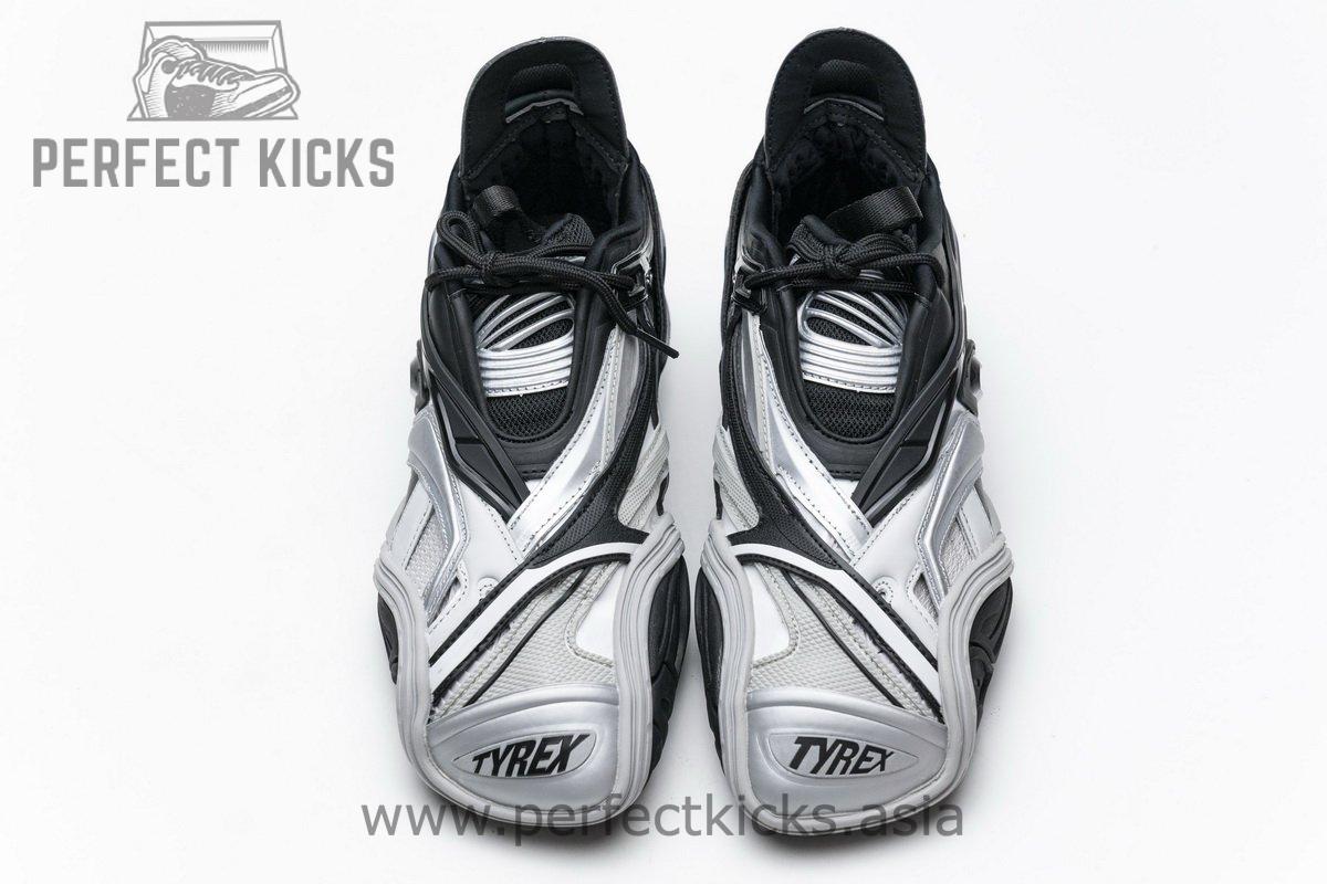 Balenciaga Tyrex 5.0 Sneaker Black Silver - Image 4