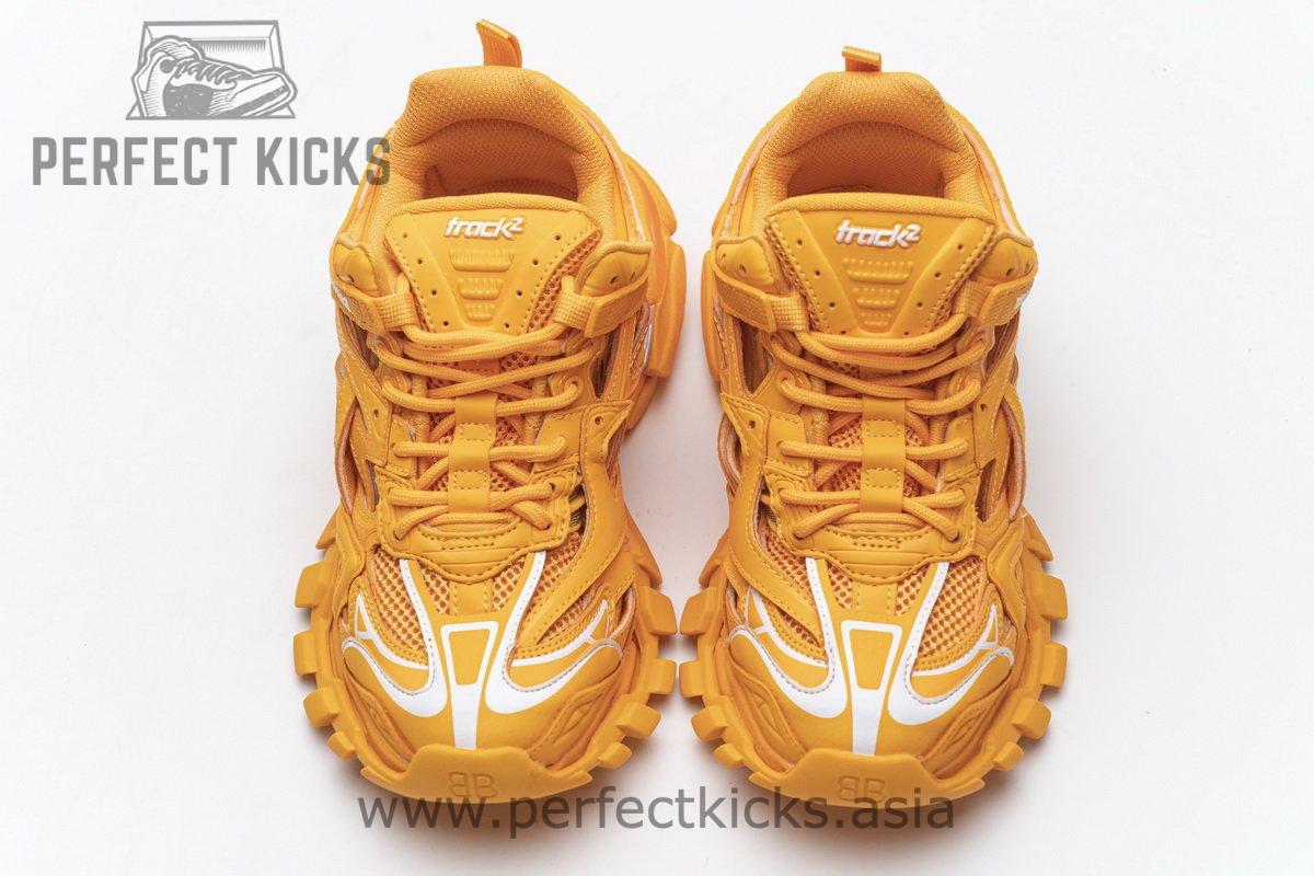 568615 W2GN5 5817 Blenciaga Track 2 Sneaker Orange - Image 4