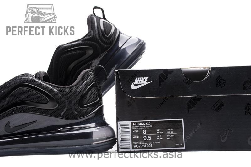Nike Air Max 720 Black Mesh AO2924-007 - Image 5