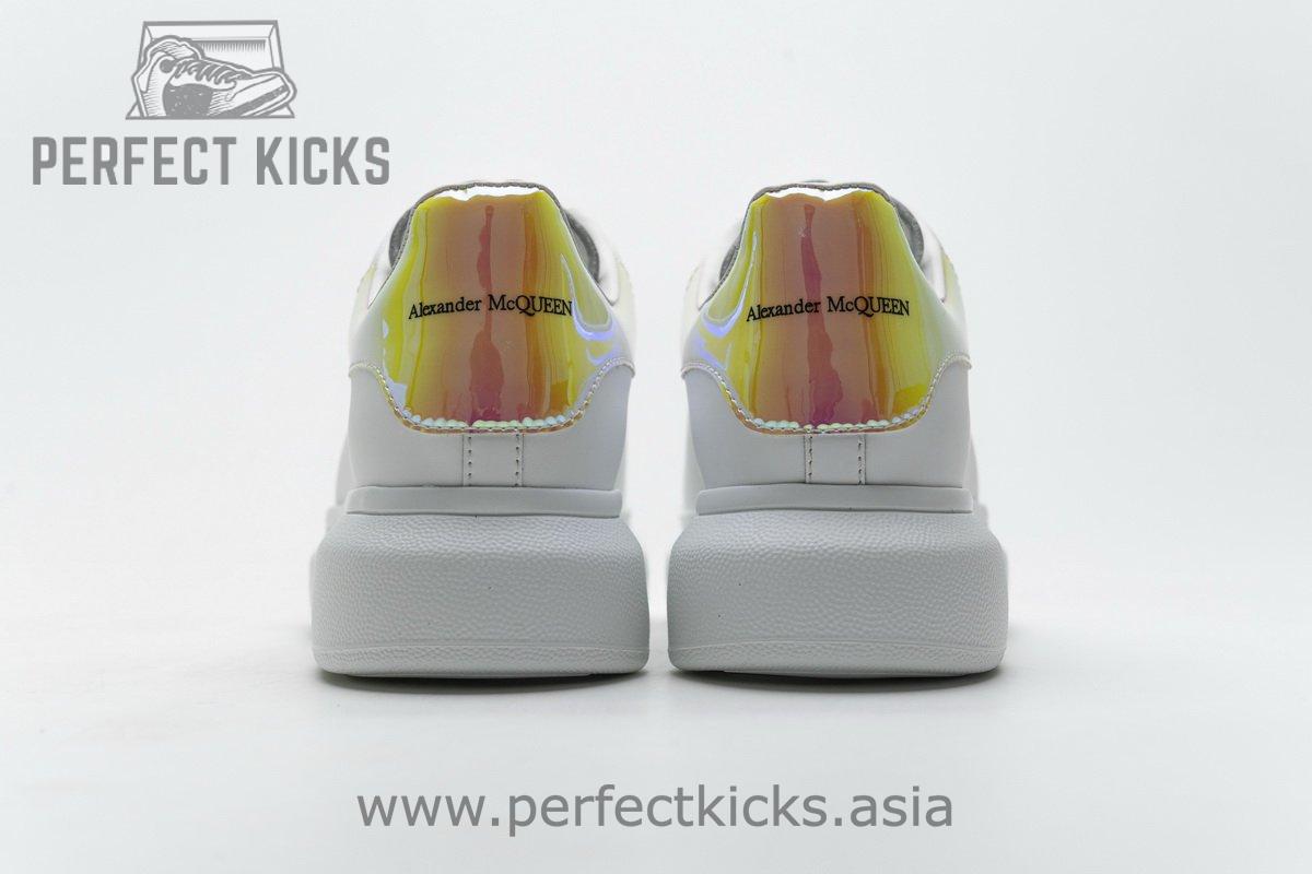 462214 WHGP7 9001 Alexander McQueen Sneaker White Orange Laser - Image 7