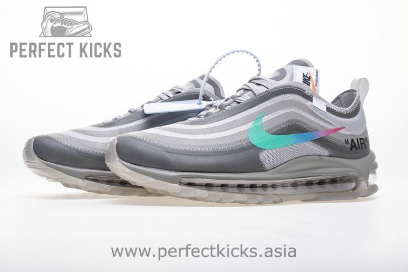 OFF WHITE X Nike Air Max 97 “Wolf Grey Menta” AJ4585-012 - Image 10