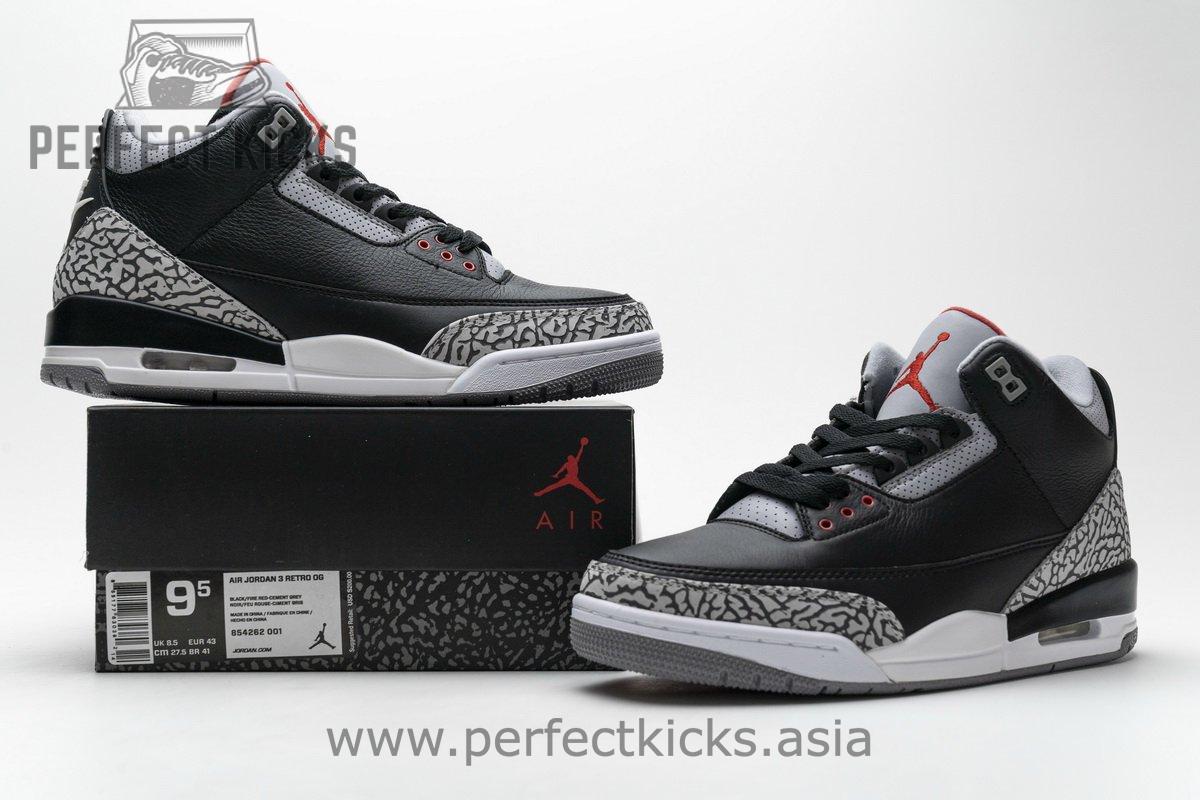 854262-001 Air Jordan 3 Retro OG 'Black Cement' - Image 2