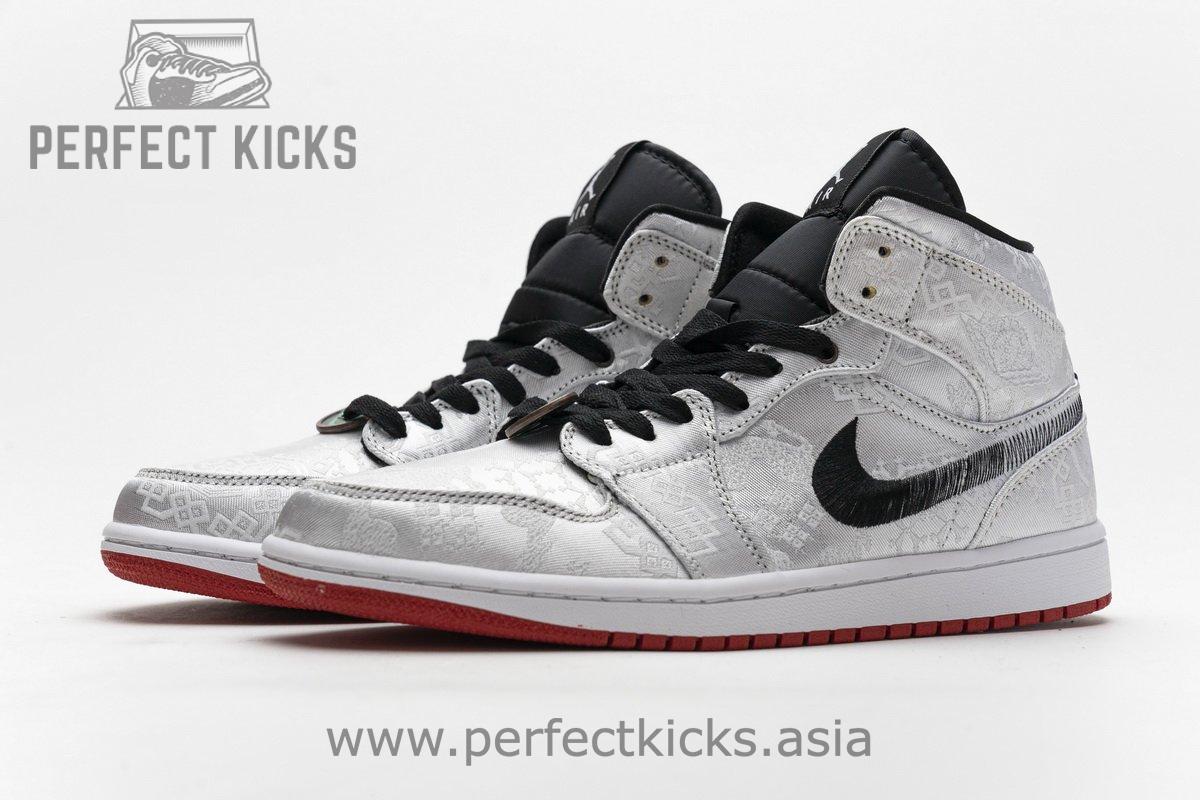 CU2804-100 Edison Chen x Air Jordan 1 Mid Fearless - Image 8