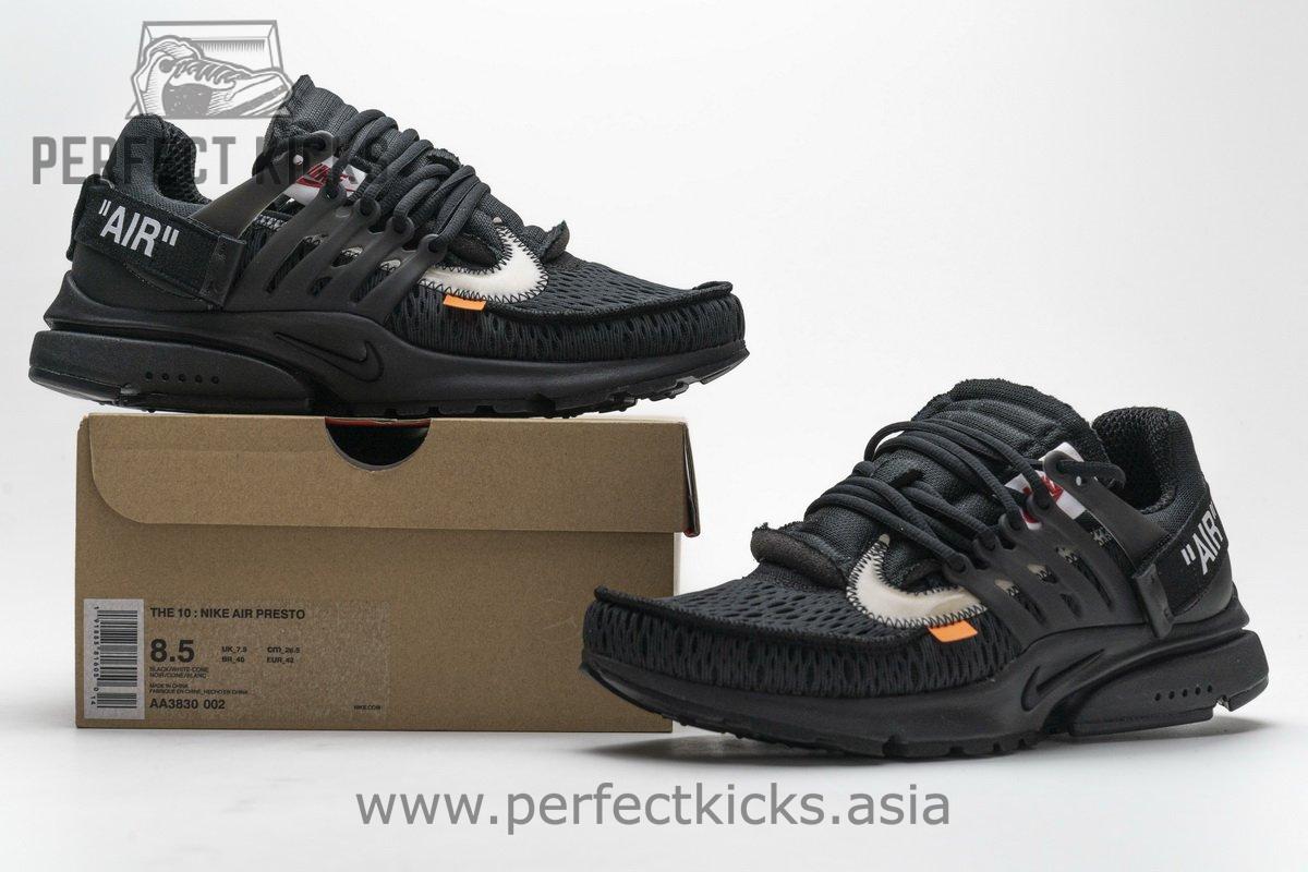 AA3830-002 OFF-WHITE x Nike Air Presto Black - Image 2