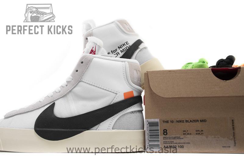 OFF WHITE X Nike Blazer Mid AA3832-100 Grim Reaper - Image 3
