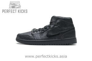 CU2804-300 Edison Chen x Air Jordan 1 Mid “Fearless Black”