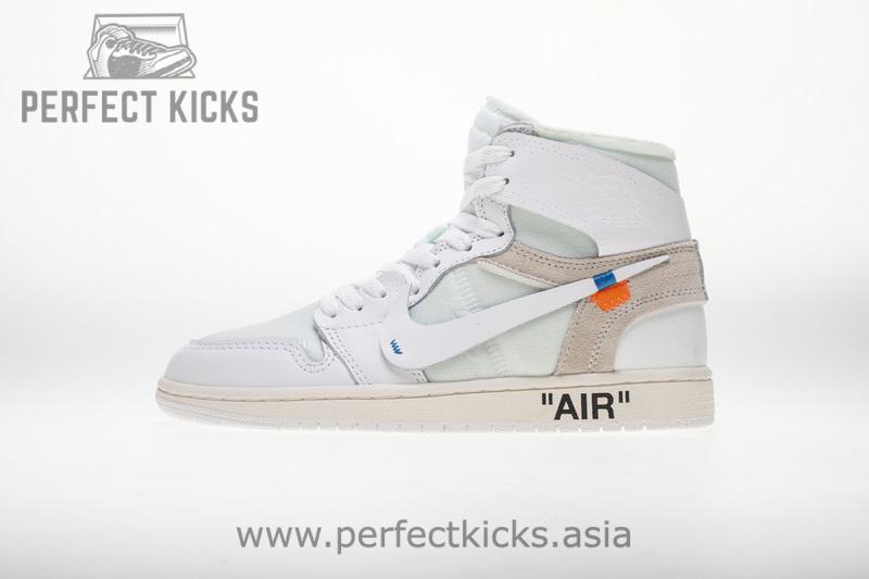 OFF WHITE X Air Jordan 1 AQ0818-100 White