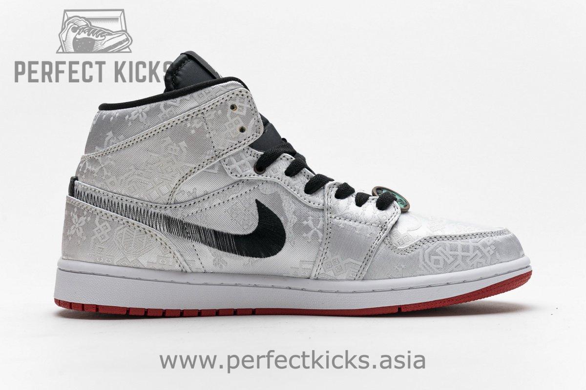 CU2804-100 Edison Chen x Air Jordan 1 Mid Fearless - Image 12