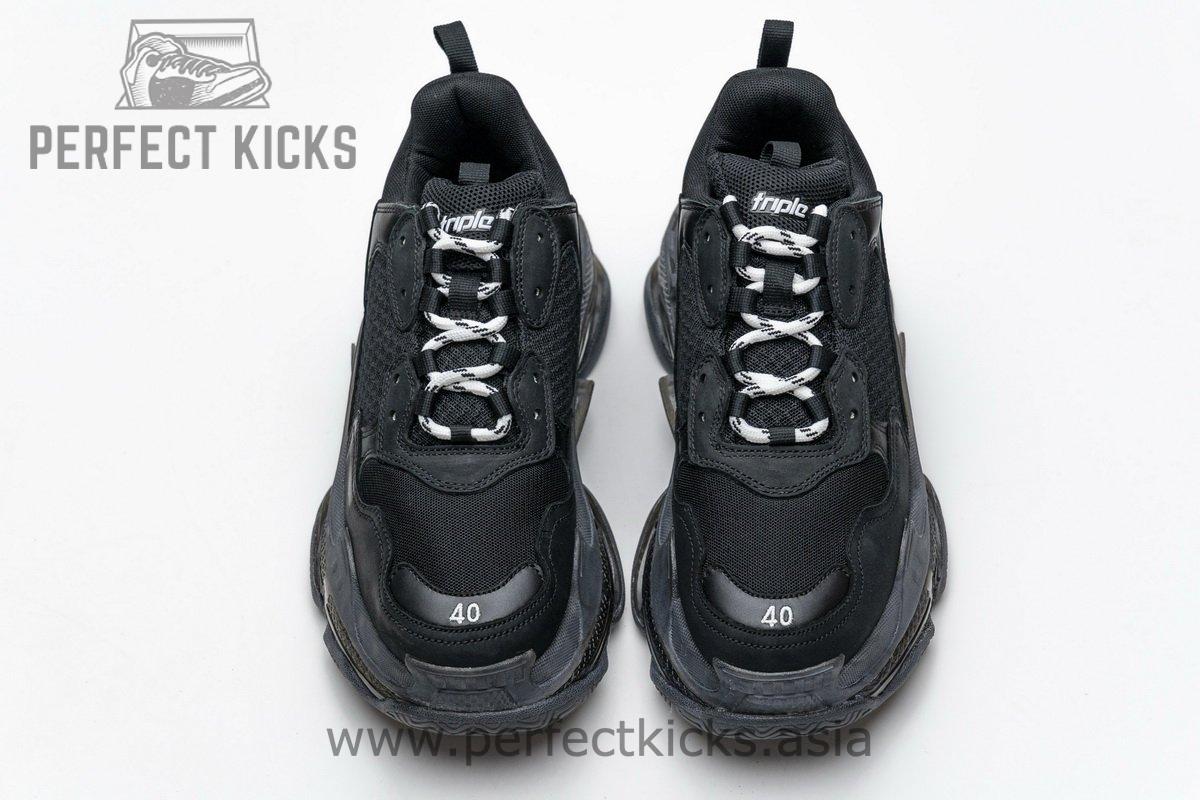 541624 W09O1 1000 Balenciaga Triple S Black - Image 6