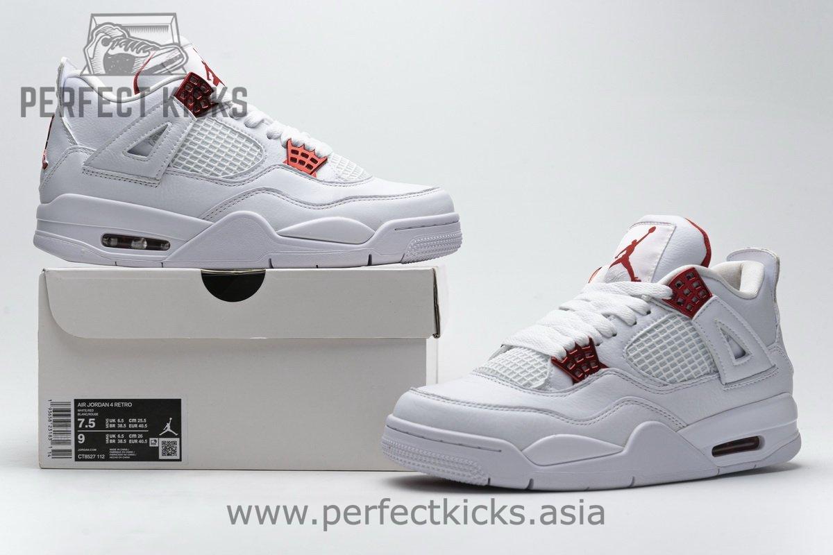 CT8527-112 Air Jordan 4 Retro “Metallic Red” - Image 2