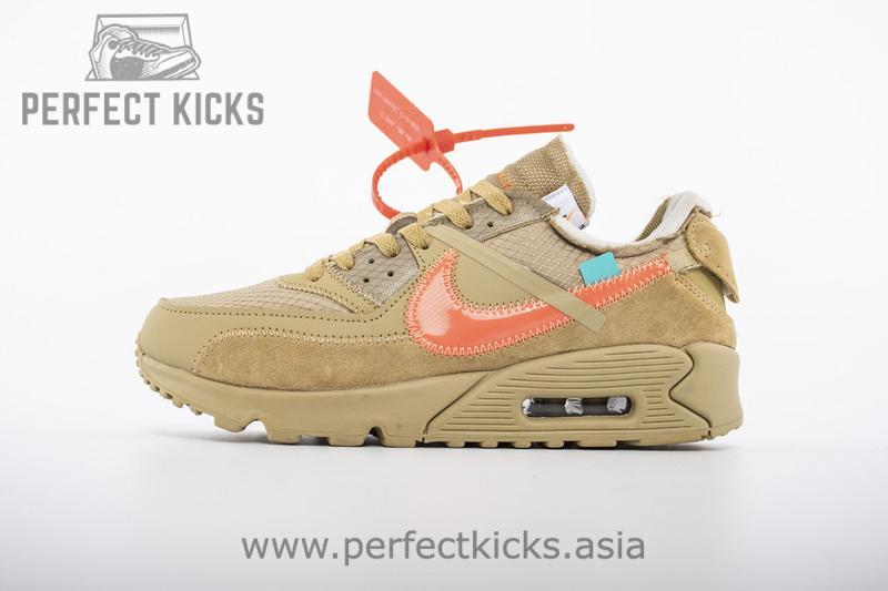 OFF-WHITE x Nike Air Max 90 “Desert Ore” Release Date AA7293-200 - Image 6