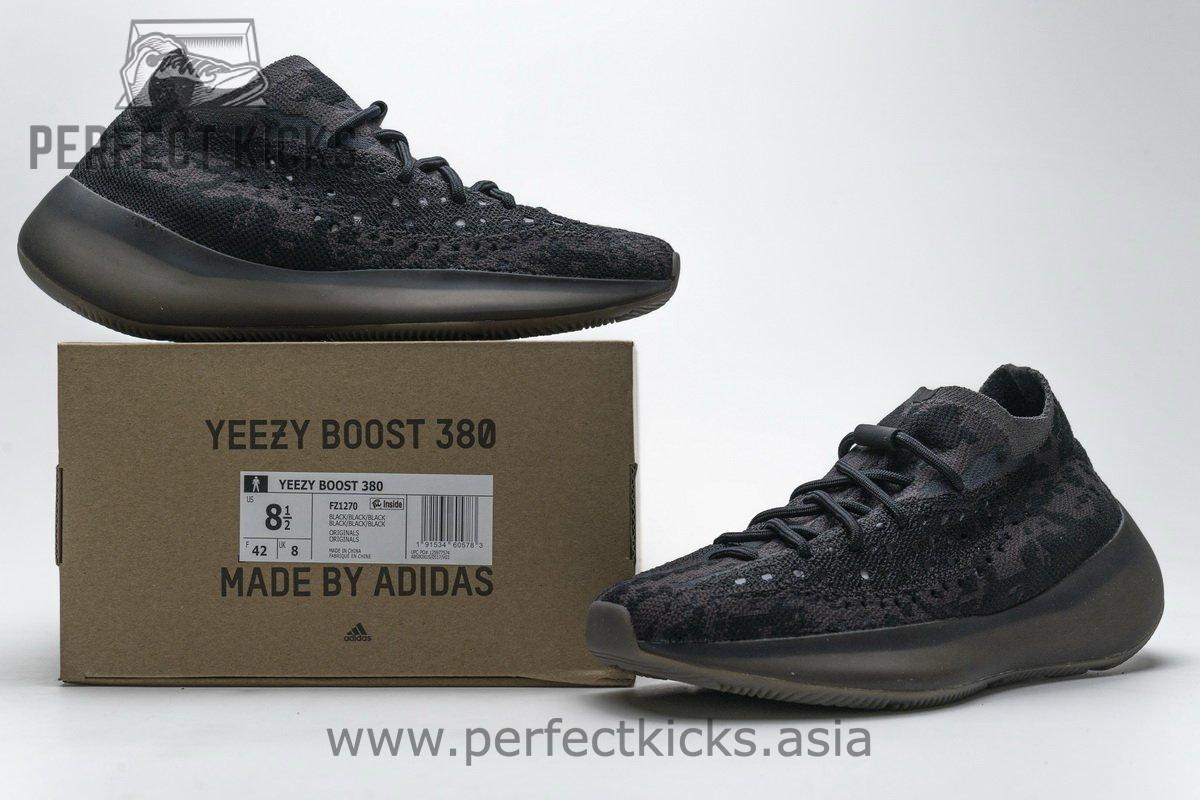 FZ1270 adidas Yeezy Boost 380 Black Purple Real Boost - Image 2