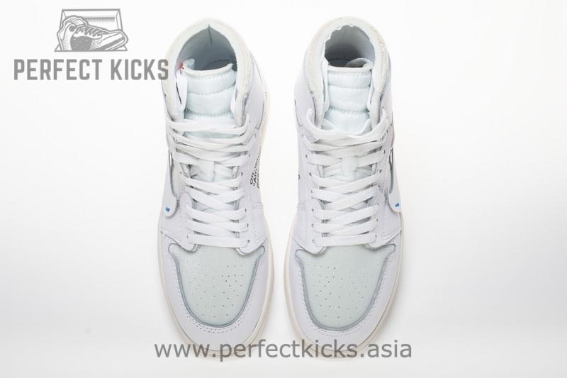 OFF WHITE X Air Jordan 1 AQ0818-100 White - Image 3