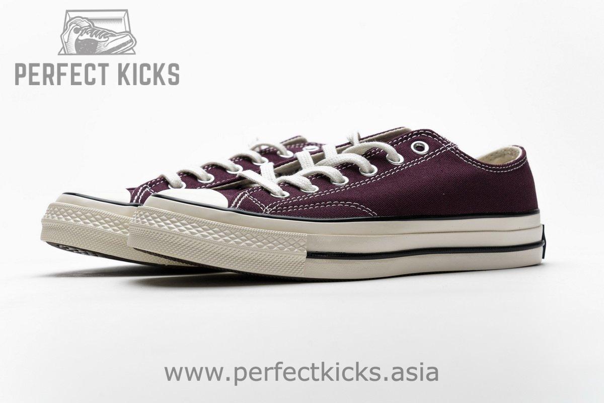 162059C Converse Chuck 70 OX Dark Burgundy Black Egret - Image 6
