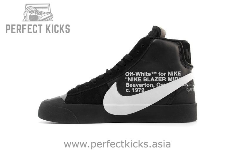 OFF WHITE X Nike Blazer Mid AA3832-001 Black - Image 6