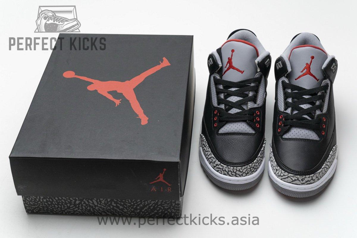 854262-001 Air Jordan 3 Retro OG 'Black Cement' - Image 3