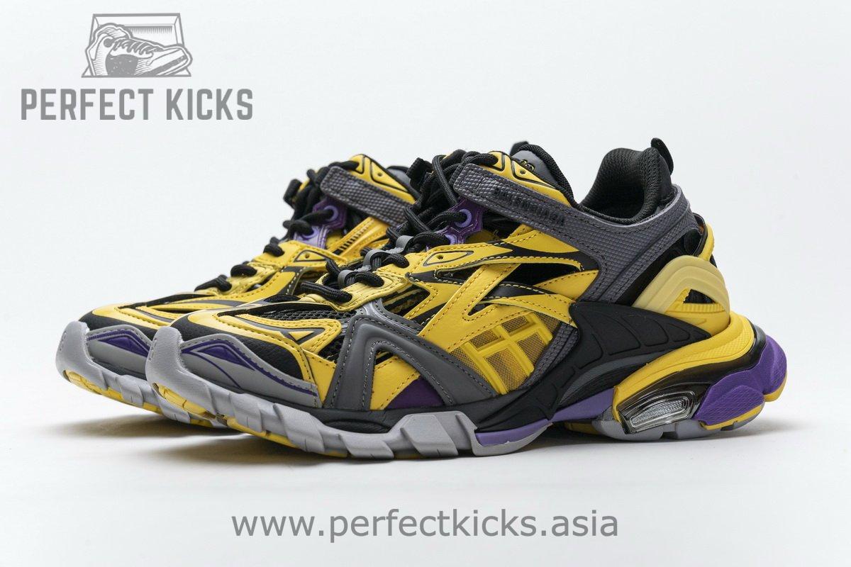 570391 W2GN1 2027 Blenciaga Track 2 Sneaker Yellow Black - Image 6
