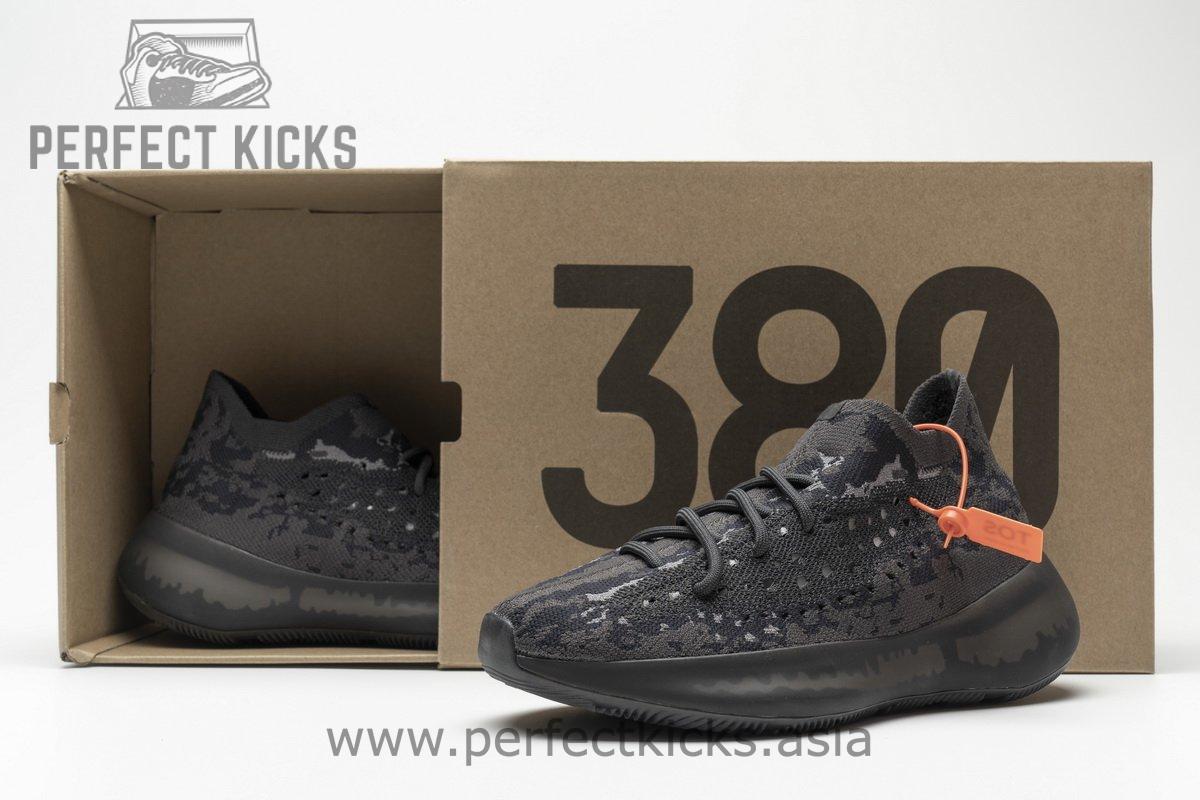 FU8680 adidas Yeezy Boost 380 Black Grey Real Boost - Image 7