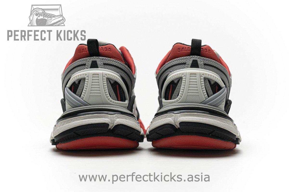 570391 W2GN3 1003 Blenciaga Track 2 Sneaker Grey Red - Image 7