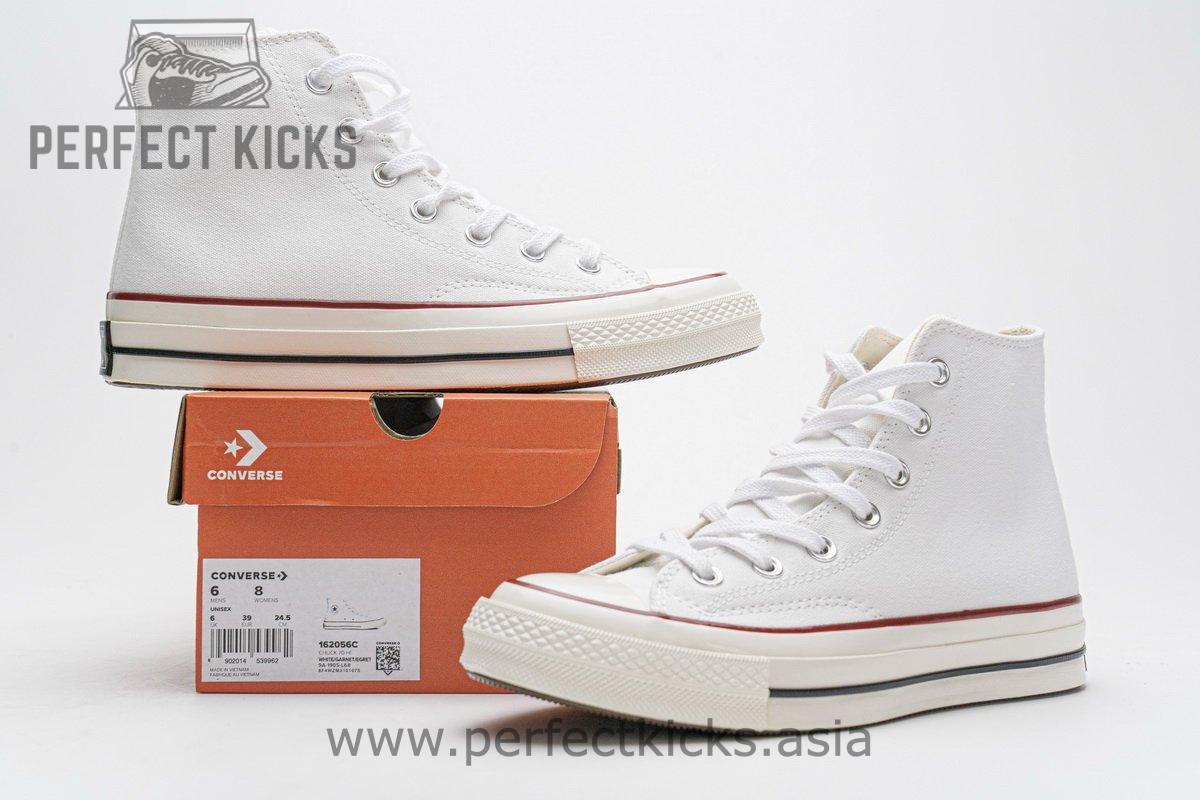 162056C Converse Chuck 70 HI White Garnet Egret - Image 2