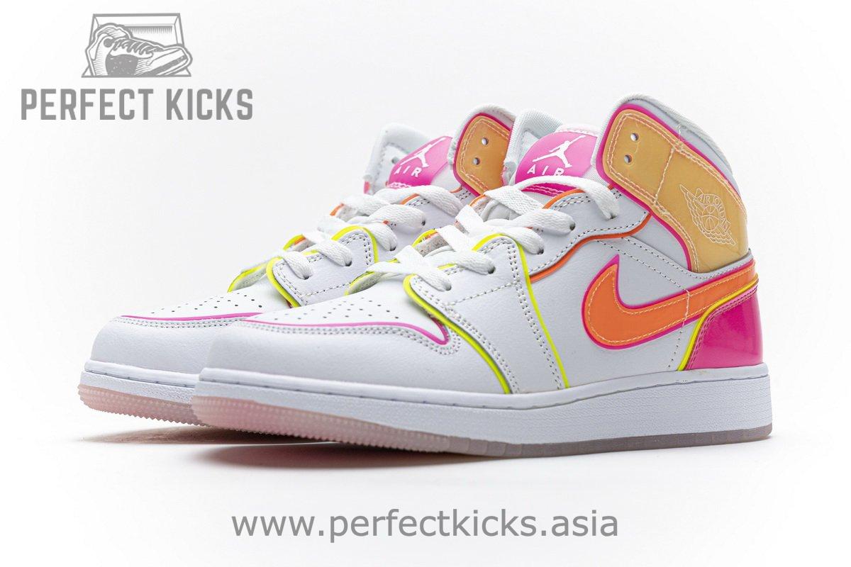 CV4611-100 Air Jordan 1 Mid GS “Edge Glow” - Image 6