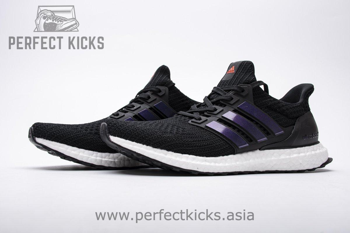 FW5692 adidas Ultra Boost 4.0 Black Blue Real Boost - Image 3