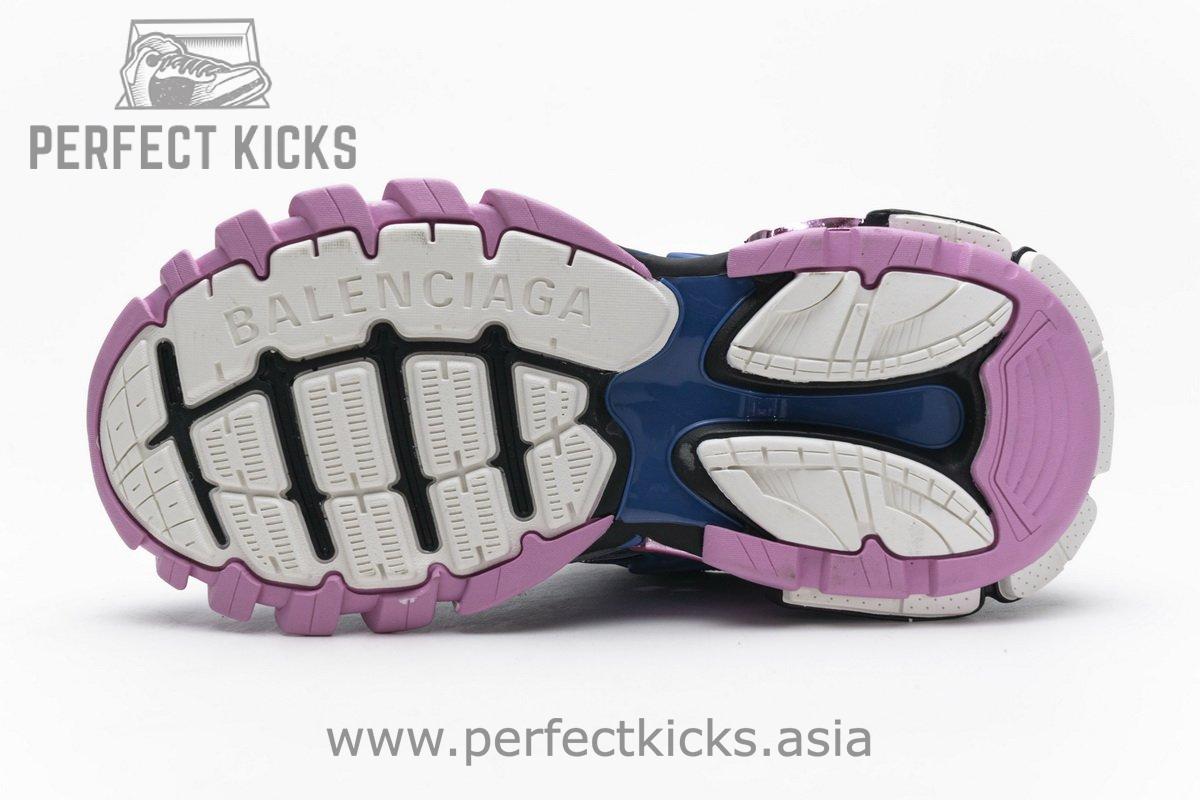 570391 W2GN3 4050 Blenciaga Track 2 Sneaker Blue Pink - Image 8