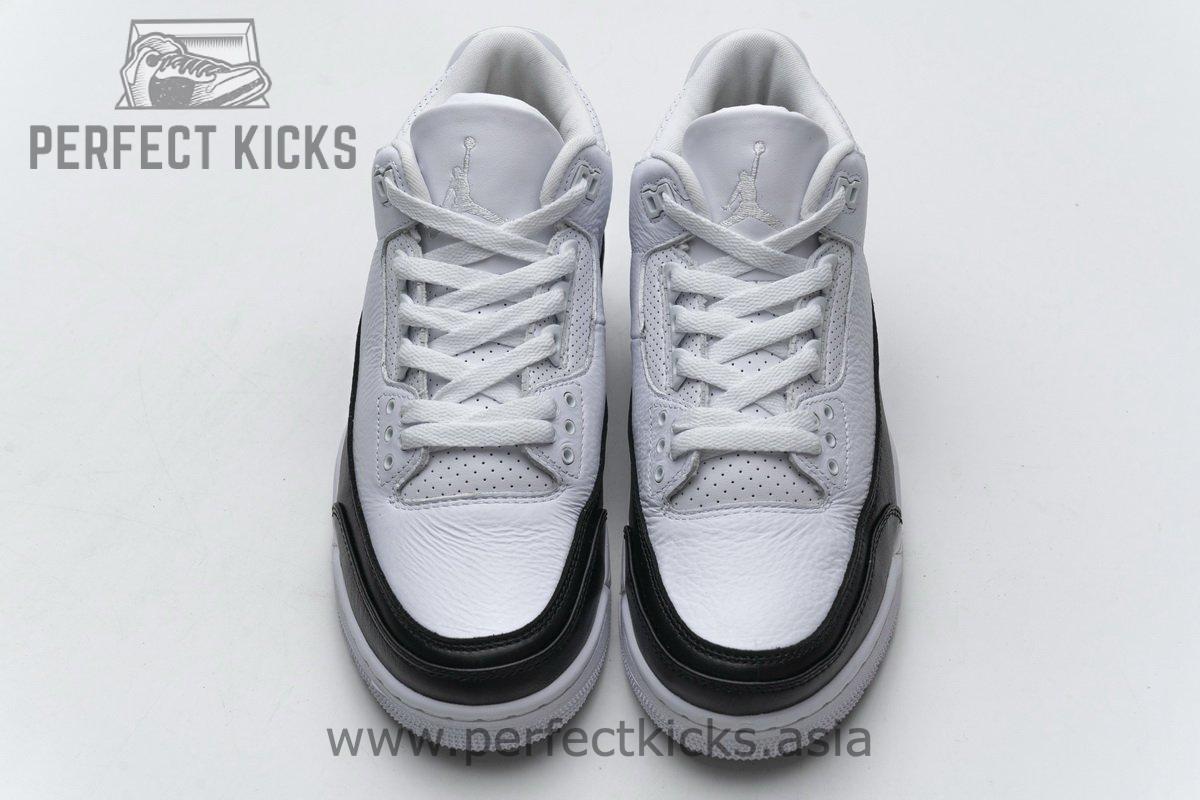 DA3595-100 Fragment Design x Air Jordan 3 Black White - Image 4