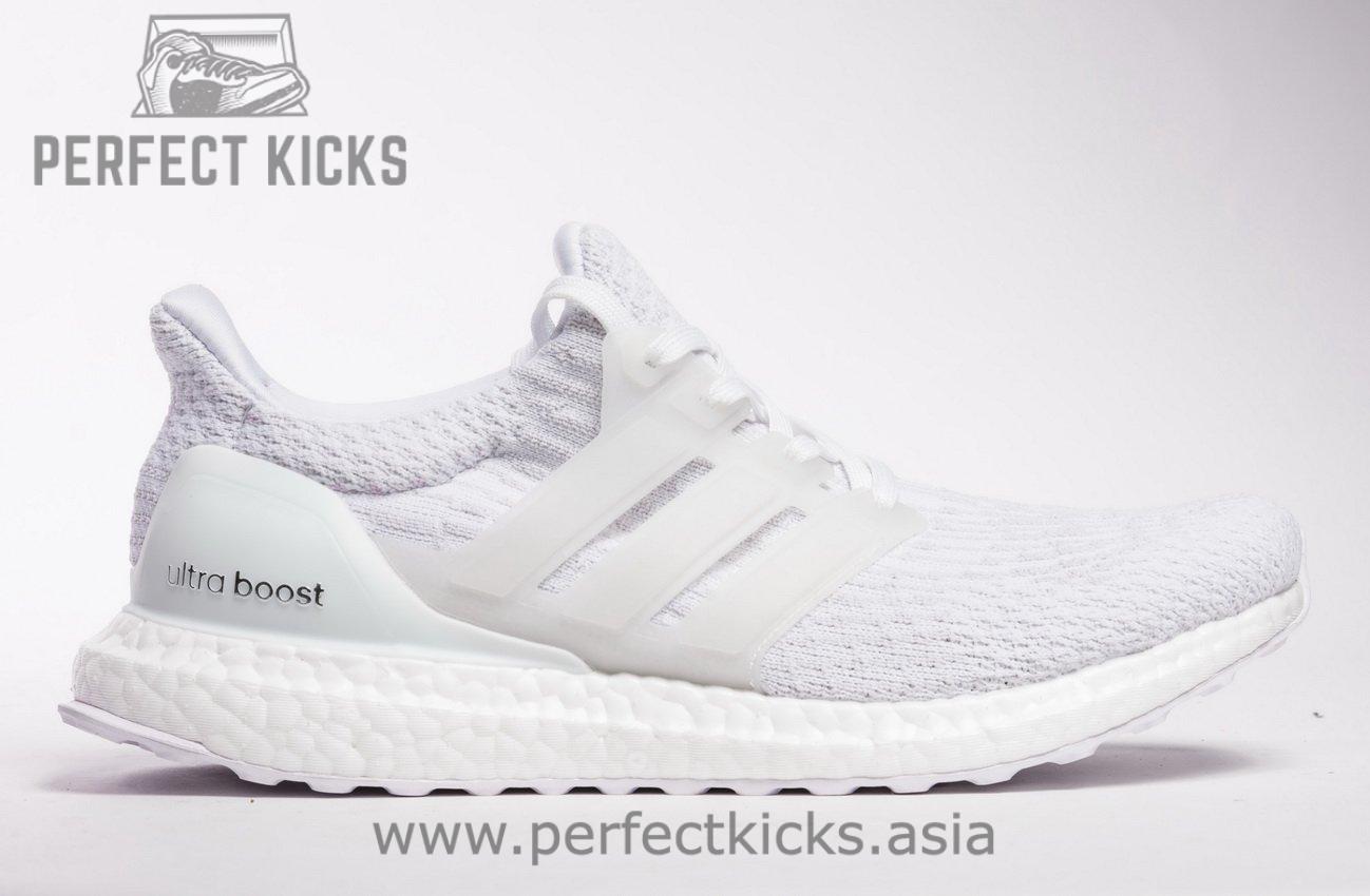 Adidas Ultra Boost 3.0 “Triple White” Real Boost BA8841 - Image 2