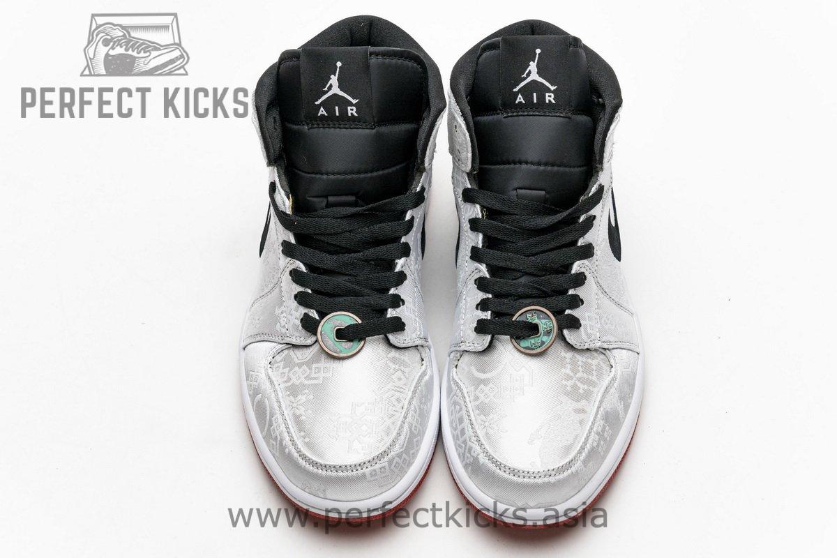 CU2804-100 Edison Chen x Air Jordan 1 Mid Fearless - Image 6